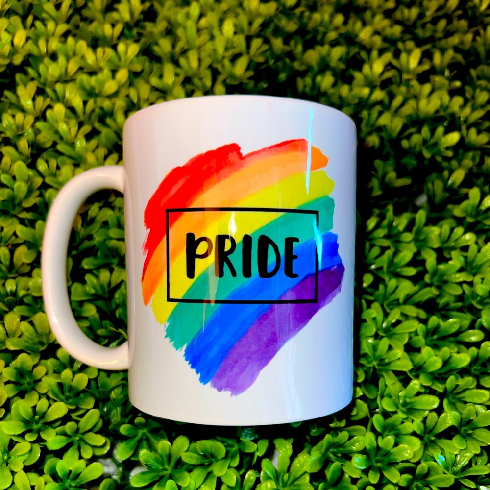 PRIDE 11 oz mug (Handmade by me)